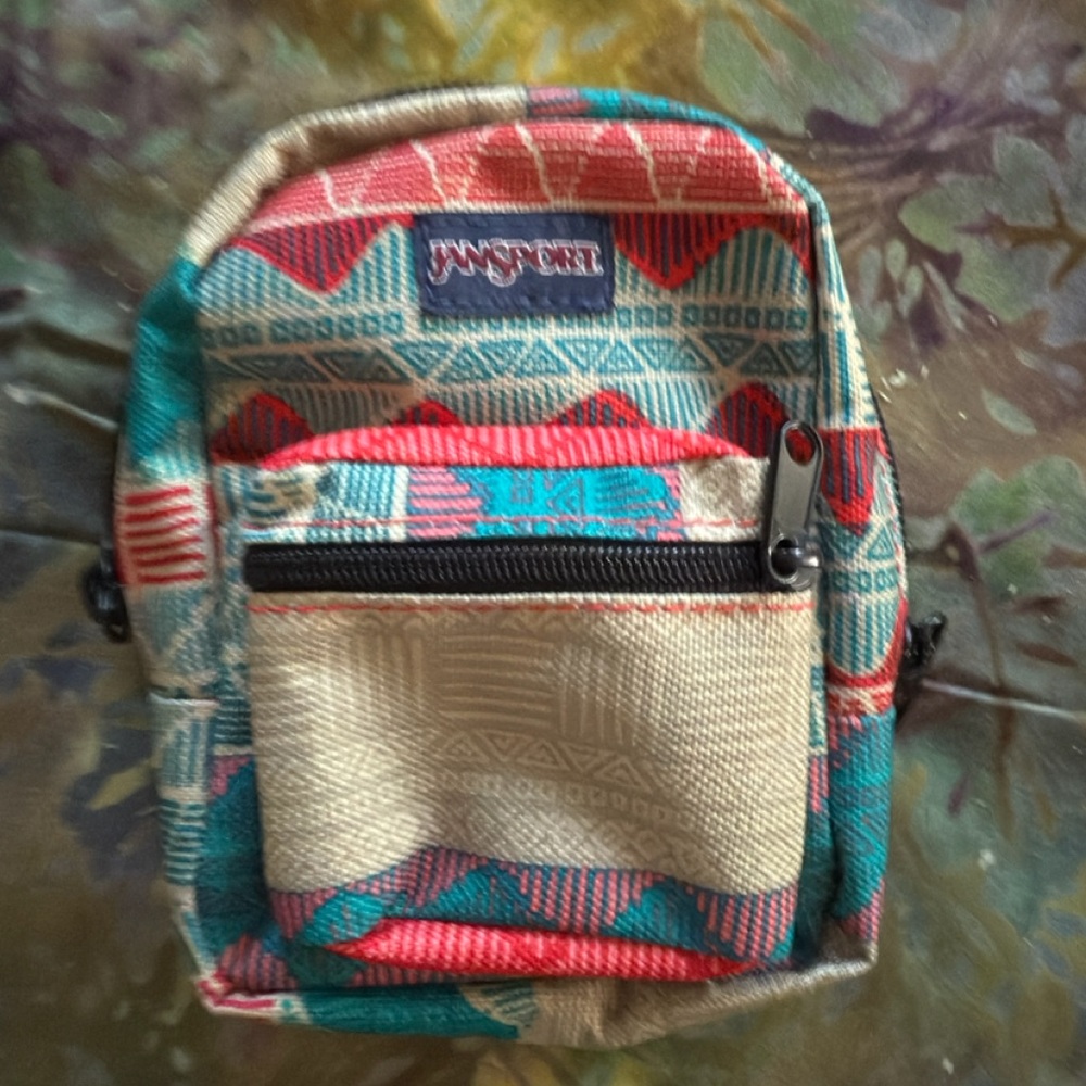 Jansport Tiny Colorful Geometric Backpack